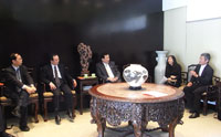 Prof. Benjamin Wah (3rd from right), Provost of CUHK meets with the delegation
